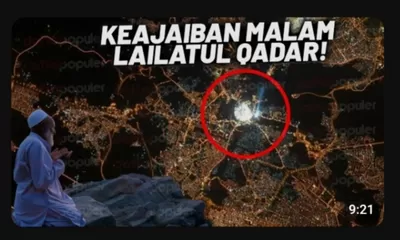 Pertanda Apa Ini? Laitul Qadar Turun Ke Bumi? Fenomena Aneh dan Keajaiban saat Bulan Ramadhan