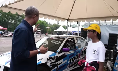 Verrel Raih Kemenangan Keempat Berturut-turut di Indonesia Drift Series New Gen