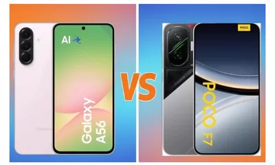 Adu Perbandingan POCO F7 vs Samsung Galaxy A56, Duel Smartphone Kelas Menengah, Siapa Juaranya?