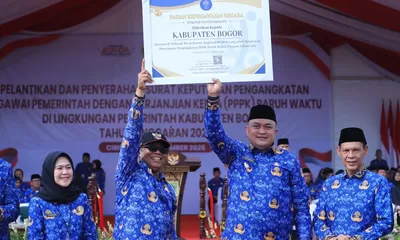Kabupaten Bogor Cetak Rekor Pelantikan PPPK Terbesar, Rudy Susmanto: Dari Bogor untuk Indonesia