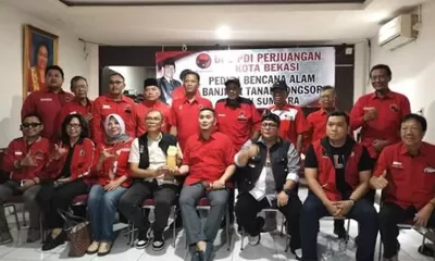 PDIP Kota Bekasi Galang Rp50 Juta untuk Korban Banjir Sumatera, Bantuan Diantar Langsung ke Lokasi
