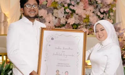 Bukan Uang Tunai, Yudha Keling Pilih Mahar 1,4 Juta Saham GOTO untuk Pinang Fadhilah Eryanda