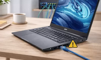 Laptop Kantor Ini Diam-Diam Langka, Masih Punya LAN Port dan Siap Dipakai Sistem Rahasia Perusahaan!