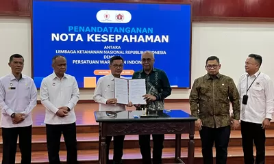 PWI dan Lemhannas Teken MoU, Perkuat Kapasitas Wartawan dan Ketahanan Nasional
