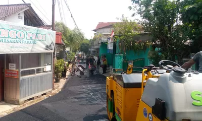 Desa Sanja Realisasikan Hotmix 790 Meter di RW 004 dan RW 006 dari Bankeu 2026