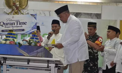 Quran Time Bogor Bertilawah Diluncurkan, Rudy Susmanto Dorong Generasi Cinta Al-Qur’an