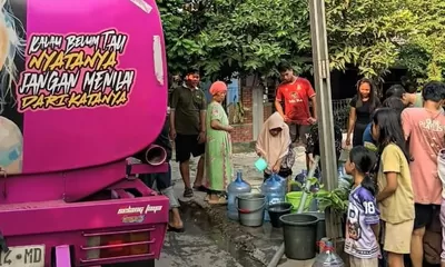 CV Kiwindjalil 99 dan PT Gonon Perkasa Putra Salurkan Air Bersih di Klapanunggal