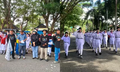 Meriah! Ribuan Siswa Parigi Moutong Hentak Aspal Toraranga Rayakan HUT ke-24