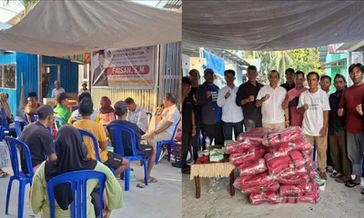 Nelayan Parigi Tengah Terima 75 Jaket Pelampung dari Ketua Fraksi Gerindra DPRD Parigi Moutong