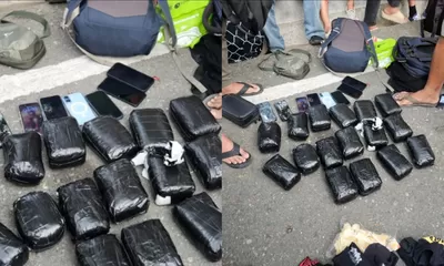 Polisi Cegat 6 Kurir Sabu 16 Kilogram di Bandara Mutiara Palu, Terancam Hukuman Mati