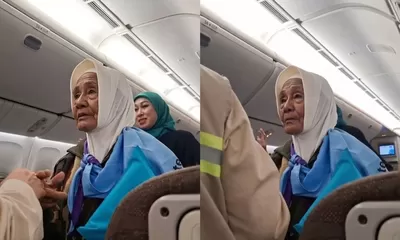Ingat Ayam Miliknya di Mamuju, Jamaah Haji Lansia Minta Turun dari Pesawat Tengah Jalan