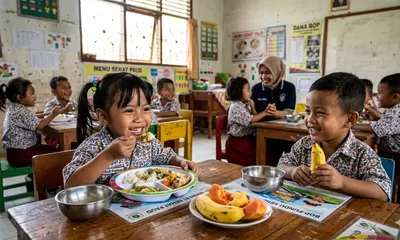 Dana BOP Cair, Menu Makan Sehat PAUD Parimo Masih Beda-Beda Nasib