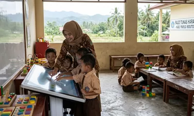 Digitalisasi PAUD Parimo Belum Merata, Sekolah Swasta Masih Harus Antre Bantuan