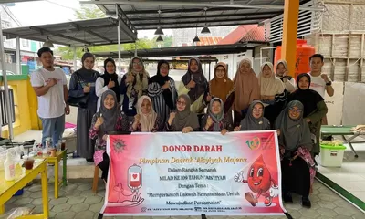 Stok Darah Majene Menipis, Perempuan Aisyiyah Langsung Bergerak Gelar Donor Darah Massal