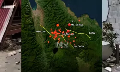 Gempa M6,7 Sulteng Picu Teka-Teki Seismik, Sesar Sausu atau Palolo yang Pecah?