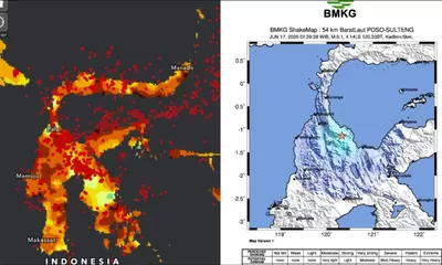Hingga Rabu Dini Hari BMKG Catat 354 Gempa Susulan Guncang Kota Palu