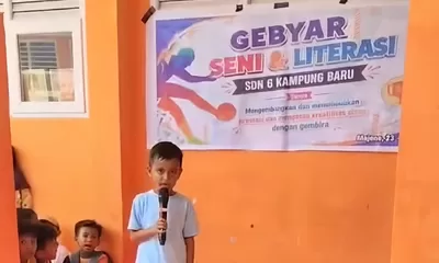 Gebyar Seni SDN 6 Kampung Baru Majene, Cara Dongkrak Literasi Anak Lewat Karya