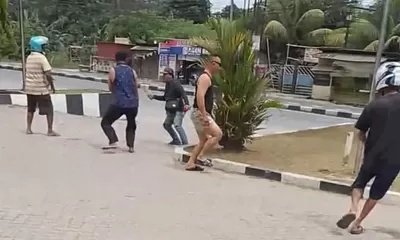 Tolak Mengantre BBM, Pria Berjaket Hitam Teror Warga di SPBU Wuawua Kendari