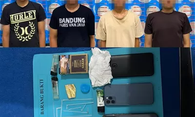 Edarkan Sabu di Dekat Sekolah Majene, Empat Pemuda Diringkus Polisi