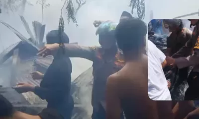 Tragis, Lansia di Polman Tewas Menerobos Api Demi Selamatkan Anak Cucu