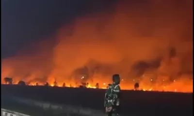 Kebakaran Lahan 20 Hektar di Desa Kujan Lamandau Merambat ke Kebun Warga