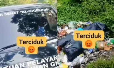 Terciduk Buang Sampah di Pinggir Jalan, Sopir Mobil SPPG Sepatnunggal Tasikmalaya Disemprot Warga