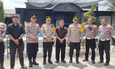 Kapolres Tanjung Balai Pantau Langsung Objek Wisata Air Pastikan Tempat Wisata Aman.