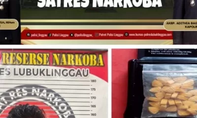 Pengedar Ekstasi Dibekuk di Parkiran Hotel Arwana, Barang Bukti Masih dalam Genggaman Tersangka