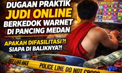 Terang-Terangan! Warnet di Pancing Medan Disulap Jadi Lapak Judi Online”.....