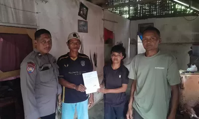 Polri Hadir Sebagai Problem Solver, Bhabinkamtibmas Polsek Kuala Berhasil Mediasi Permasalahan Keluarga Warga di Langkat