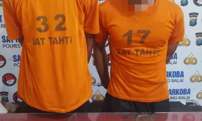 Polisi Ringkus Dua Pemuda Pengedar Sabu di Tanjung Balai Menyamar jadi Pembeli 