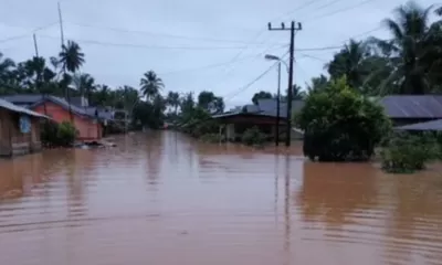Sungai Batang Toru Meluap, Ratusan Rumah Warga di Tapsel Terendam