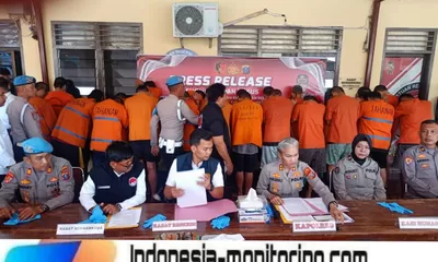 Polres Siantar Konferensi Pers  Pengungkapan Kasus Tindak Pidana