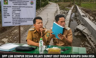 DPP LSM GEMPUR Desak Kejati Sumut Usut Dugaan Korupsi Dana Desa di Dua Desa Kabupaten Simalungun