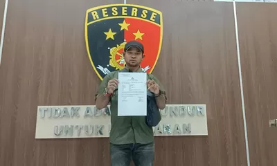 Resmi Melapor ke Polres Lhokseumawe, Wartawan Rimung Buloh Polisikan Faisal Kepala Laundry RSUD Cut Meutia