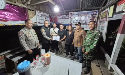 Kelurahan Kapias Pulau Buaya Sabet Juara II Lomba Kampung Bebas Narkoba Tingkat Polres Tanjung Balai.