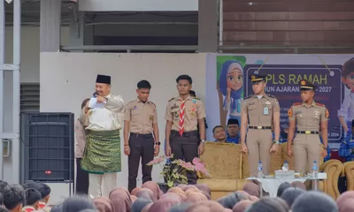 Bupati Baharuddin Motivasi Siswa MPLS Mitra Inalum: Raih Cita-Cita dengan Disiplin dan Kerja Keras