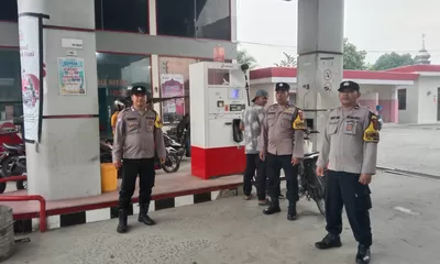 Pastikan Stok Aman, Polres Tanjung Balai Pantau SPBU Di Kota 