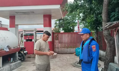Pastikan BBM Subsidi Tepat Sasaran, Satpolairud Polres Tanjung Balai Pantau SPBN