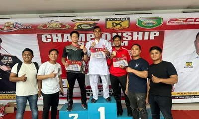 Karate Binaan Polres OKU Timur Sabet Tiga Medali di Kapolda Cup Sumsel 2026, Bukti Konsistensi Pembinaan