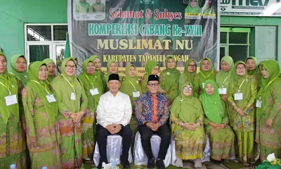 Bupati Tapanuli Tengah Buka Resmi Konferensi Cabang XVIII Muslimat NU Kabupaten Tapanuli Tengah