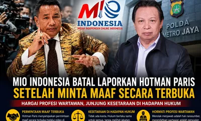 Hotman Paris Minta Maaf Secara Terbuka, MIO Indonesia: Dumas ke Polda Metro Jaya Batal