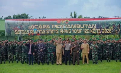 Bupati Batu Bara Sambut Kepulangan Prajurit Yonif 126/Kala Cakti, Apresiasi Pengabdian Menjaga Kedaulatan NKRI