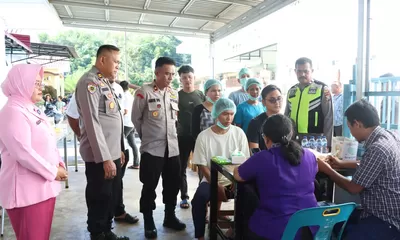 Wakapolres Sibolga Awasi Langsung Tes Urine Berkala di SPPG, 50 Peserta Dinyatakan Negatif Narkoba