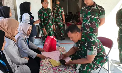 Setetes Darah untuk Sesama, TMMD Sengkuyung Boyolali Berhasil Himpun 30 Kantong Darah