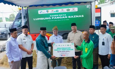 Bupati Batu Bara Dorong Ketahanan Pangan, Panen Raya Lumbung Pangan Baznas jadi Bukti Sinergi Pemerintah dan Petani