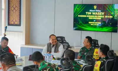 Sambut Tim Wasev TMMD ke-129, Bupati Batu Bara Perkuat Komitmen Bangun Desa Bersama TNI
