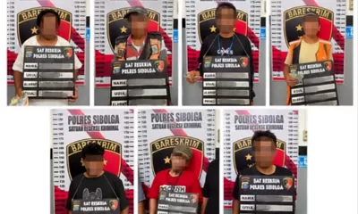 Polres Sibolga Tindak Praktik Parkir Liar, Tujuh Orang Diamankan
