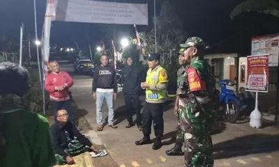 Wujud Sinergi TNI-POLRI Menjaga Keamanan Masyarakat Slogohimo