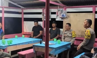 Polsek Teluk Nibung Patroli Pos Kamling, Tekan Angka Kejahatan Jalanan Lewat Ronda Malam